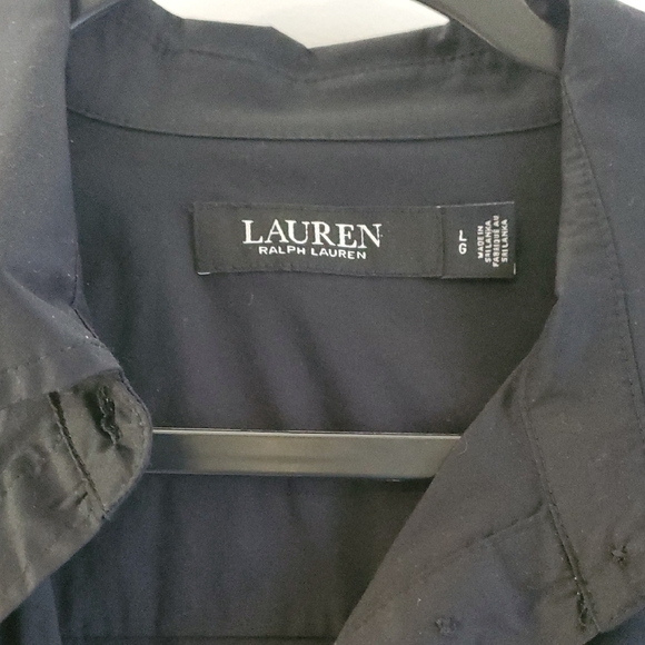 Ralph Lauren Black Button Down Shirt - Picture 2 of 4